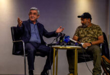 Սերժ Սարգսյանի և Նիկոլ Փաշինյանի զրույցը (տեքստ և տեսանյութ). ապրիլի 22, 2018, «Արմենիա Մարիոթ»